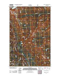 Morrell Lake 2011 topographic map thumbnail