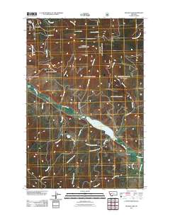 Nevada Lake 2011 topographic map thumbnail