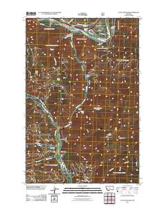 Petty Mountain 2011 topographic map thumbnail
