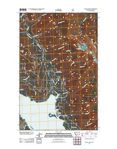 Mount Grant 2011 topographic map thumbnail