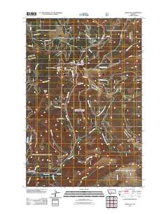 Kings Hill 2011 topographic map thumbnail