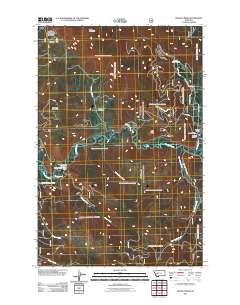 Moose Creek 2011 topographic map thumbnail