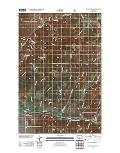 Moose Mountain 2011 topographic map thumbnail