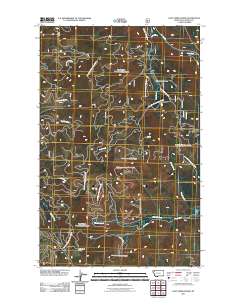 Lost Creek Divide 2011 topographic map thumbnail