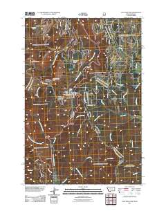 Lost Trail Pass 2011 topographic map thumbnail