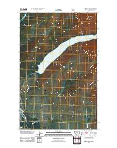 Kintla Lake 2011 topographic map thumbnail