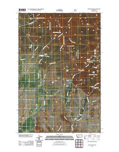 Ophir Creek 2011 topographic map thumbnail