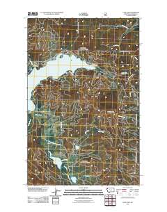 Lone Lake 2011 topographic map thumbnail