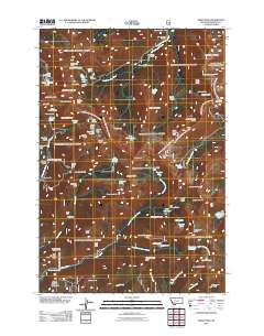 Noble Peak 2011 topographic map thumbnail