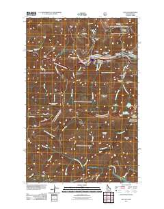 Mullan 2011 topographic map thumbnail