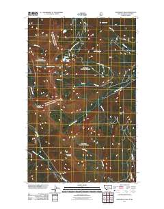 Northwest Peak 2011 topographic map thumbnail