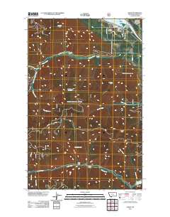 Noxon 2011 topographic map thumbnail