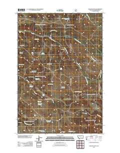 Phillips Butte 2011 topographic map thumbnail