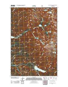 Saint Marys Lake 2011 topographic map thumbnail