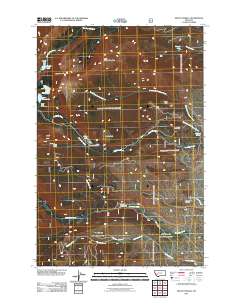 Mount Powell 2011 topographic map thumbnail