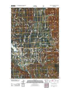 Seeley Lake East 2011 topographic map thumbnail