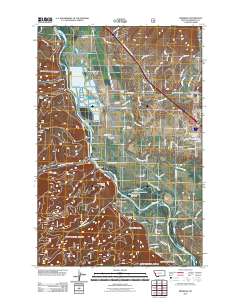 Primrose 2011 topographic map thumbnail