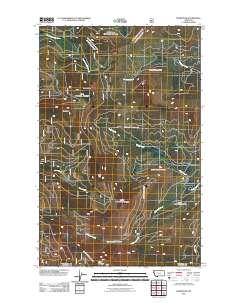 Murr Peak 2011 topographic map thumbnail