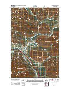 Saint Regis 2011 topographic map thumbnail