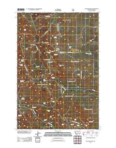 Rustler Divide 2011 topographic map thumbnail