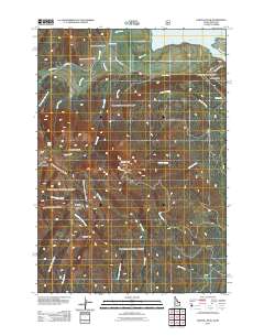 Sawtell Peak 2011 topographic map thumbnail
