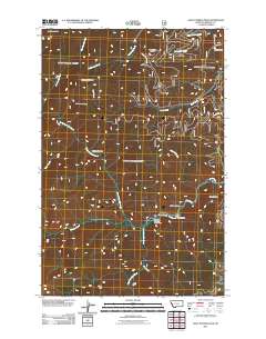 Saint Patrick Peak 2011 topographic map thumbnail