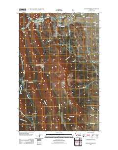 Sawtooth Ridge 2011 topographic map thumbnail