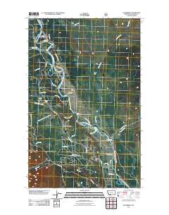 Polebridge 2011 topographic map thumbnail
