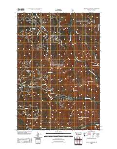 Mount Blackmore 2011 topographic map thumbnail