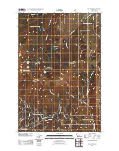 Mount Edith 2011 topographic map thumbnail