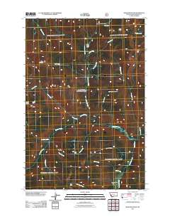Shaw Mountain 2011 topographic map thumbnail