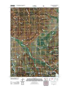 Potato Lakes 2011 topographic map thumbnail