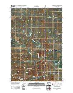 North Slick Creek 2011 topographic map thumbnail
