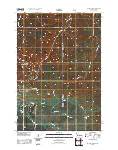 Richards Creek 2011 topographic map thumbnail