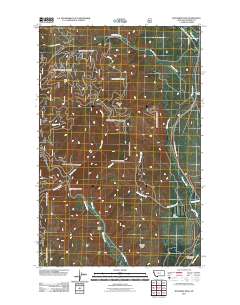 Richards Peak 2011 topographic map thumbnail