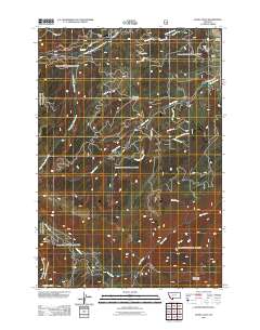 Ousel Falls 2011 topographic map thumbnail