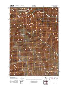 Scott Peak 2011 topographic map thumbnail