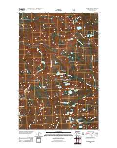 Stuart Peak 2011 topographic map thumbnail