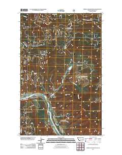 Vermiculite Mountain 2011 topographic map thumbnail