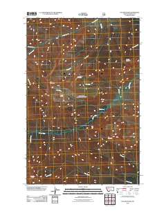 Una Mountain 2011 topographic map thumbnail