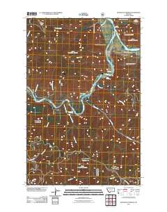 Quinns Hot Springs 2011 topographic map thumbnail