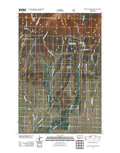 Snow Saucer Coulee 2011 topographic map thumbnail