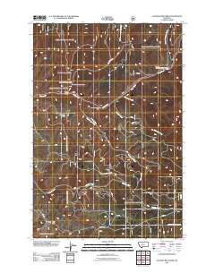 Sulphur Bar Creek 2011 topographic map thumbnail