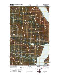 Ural Creek 2011 topographic map thumbnail