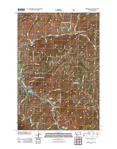 Robbins Gulch 2011 topographic map thumbnail