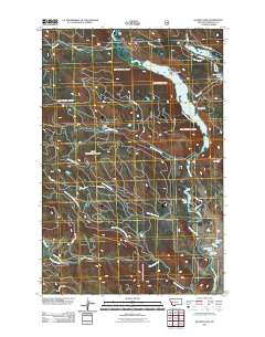 Salmon Lake 2011 topographic map thumbnail