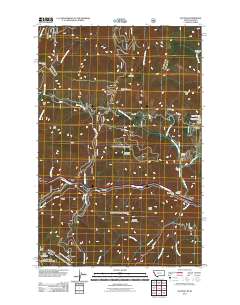 Saltese 2011 topographic map thumbnail