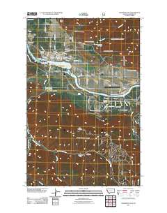 Thompson Falls 2011 topographic map thumbnail