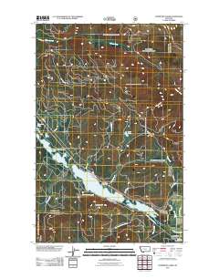 Thompson Lakes 2011 topographic map thumbnail