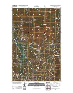 Robinson Mountain 2011 topographic map thumbnail
